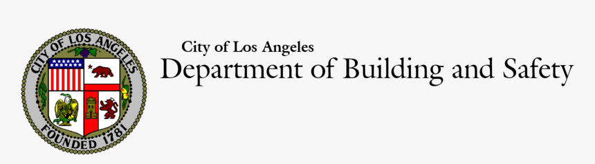 Los Angeles Department Of Building And Safety Header - La Department Of Building And Safety Logo Png, Transparent Png