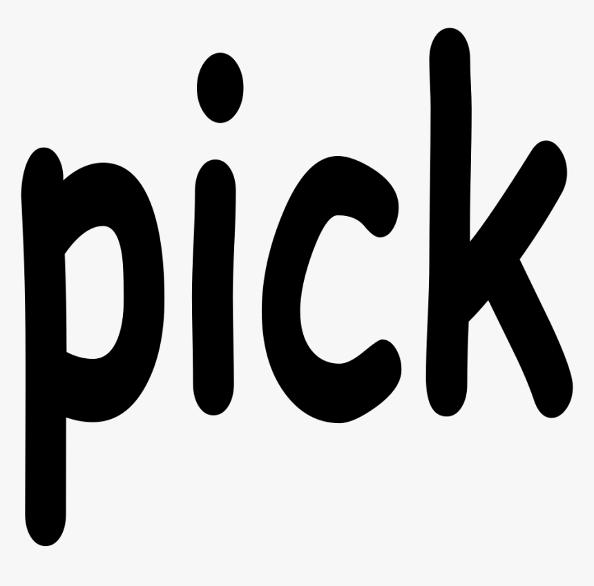 Pick - Calligraphy, HD Png Download
