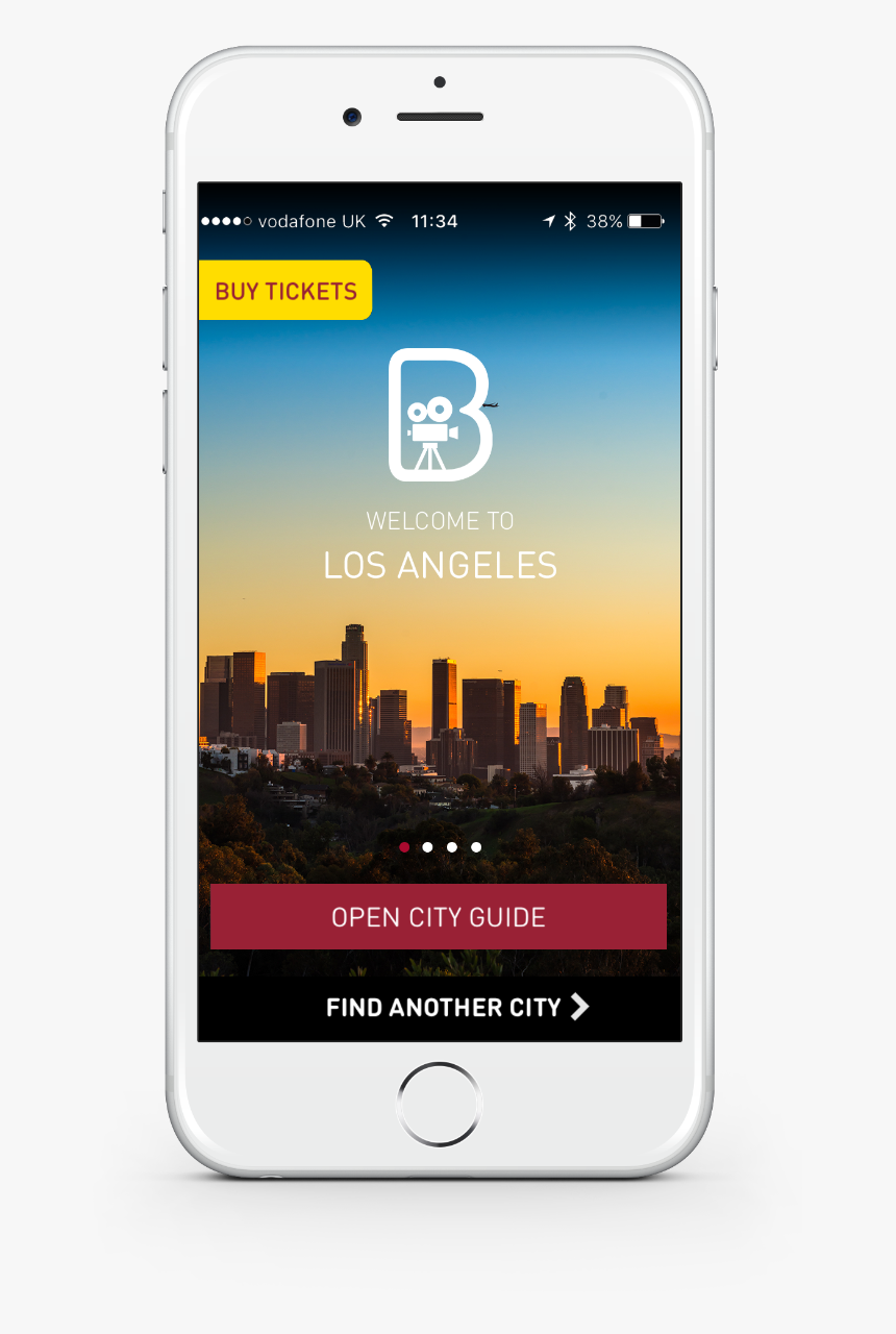 Los Angeles App - Smartphone, HD Png Download