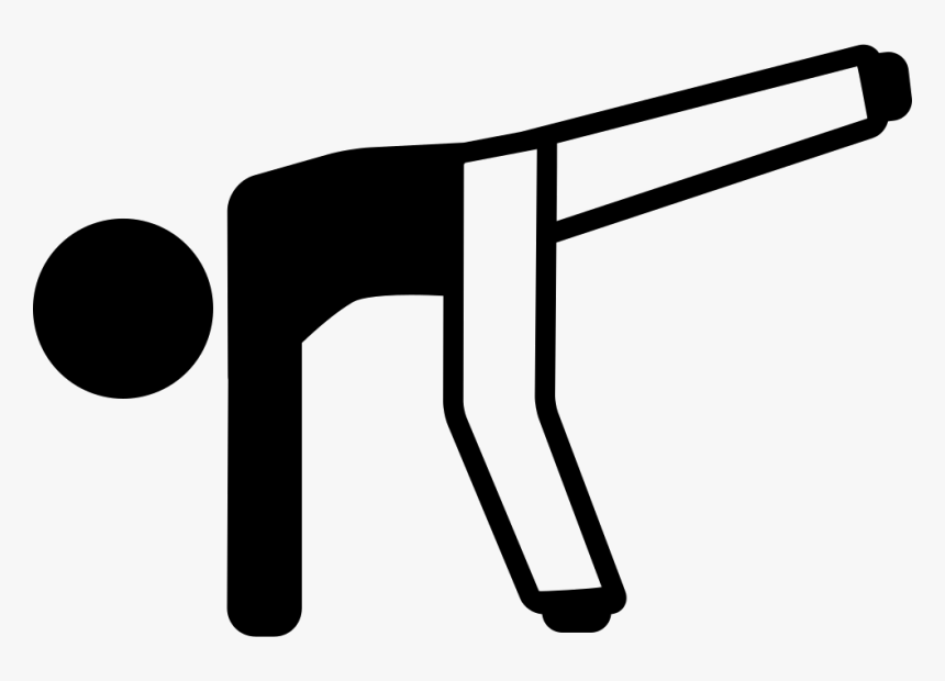 Man In Dog Position Stretching Right Leg, HD Png Download