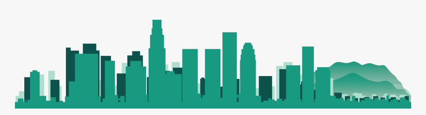 Los Angeles City Line - Commercial Building, HD Png Download