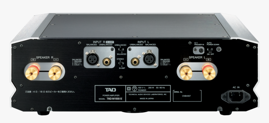 M1000 Rearpanel - Tad M1000, HD Png Download