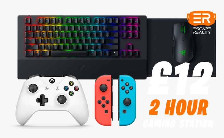 2 Hour - Razer Turret Wireless Mechanical Gaming Keyboard &, HD Png Download