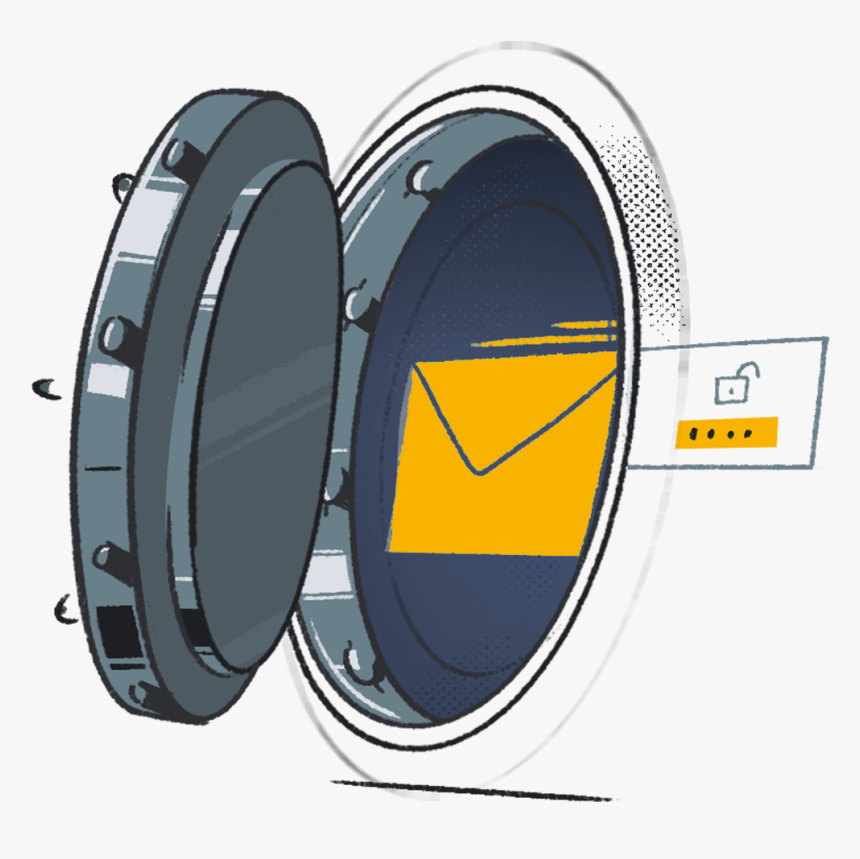 Correo Electrónico Protegido Para Comunicaciones Seguras - Circle, HD Png Download