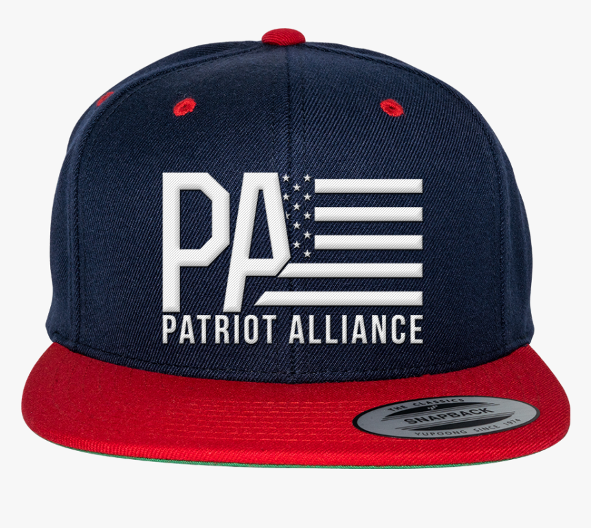 Pa Logo Flat Bill Snapback Hat, Navy/red 
 Class Lazyload - Baseball Cap, HD Png Download