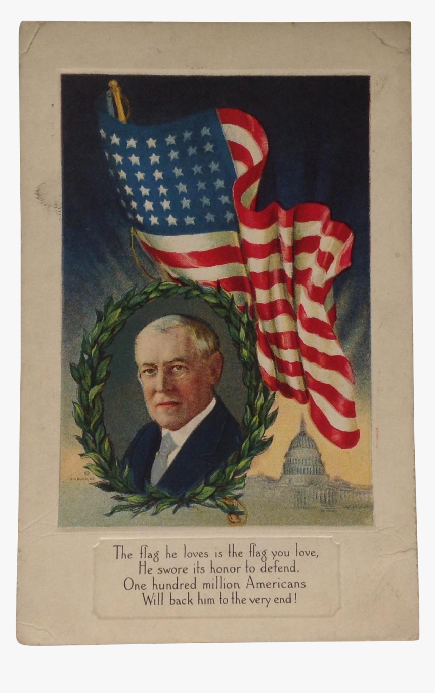 Flag Of Woodrow Wilson, HD Png Download