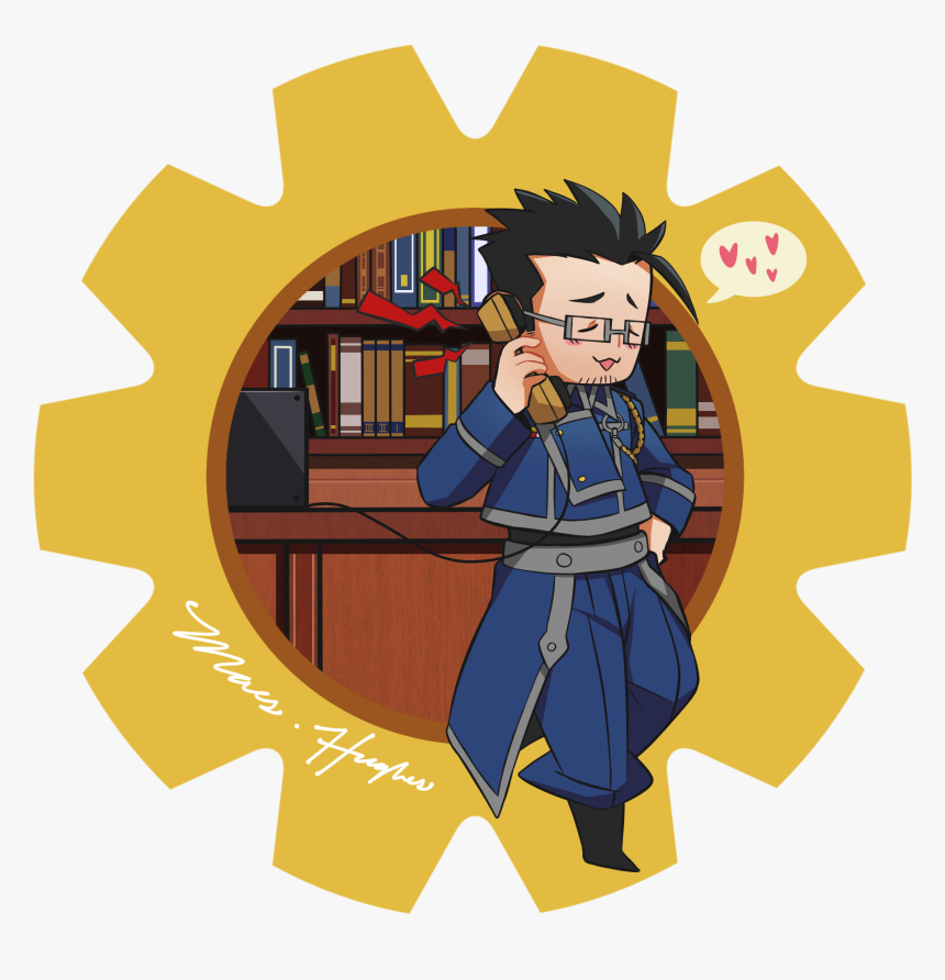 [fullmetal Alchemist] Maes Hughes Acrylic Keychain - Cartoon, HD Png Download