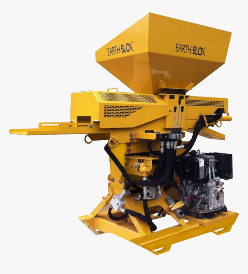 The Earth Blox Bp714 Is The Latest Technology In Compressed - Compressed Earth Block Machine, HD Png Download