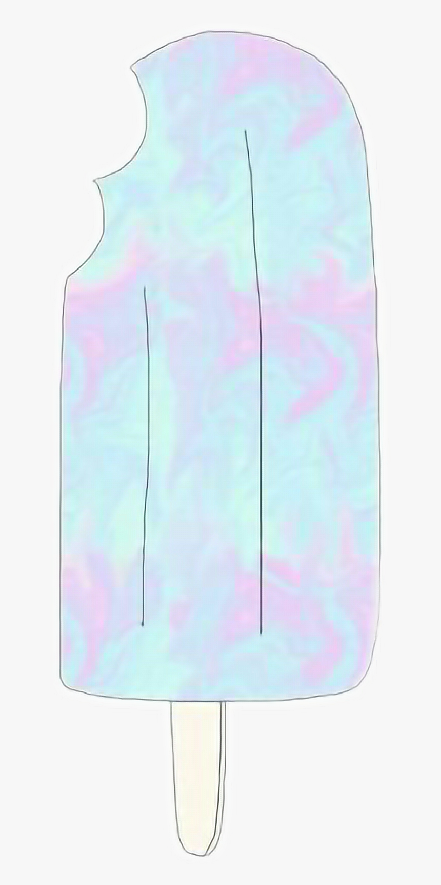 #holo #popsicle #tumblr #pastel #girlyoverlay - Windshield, HD Png Download