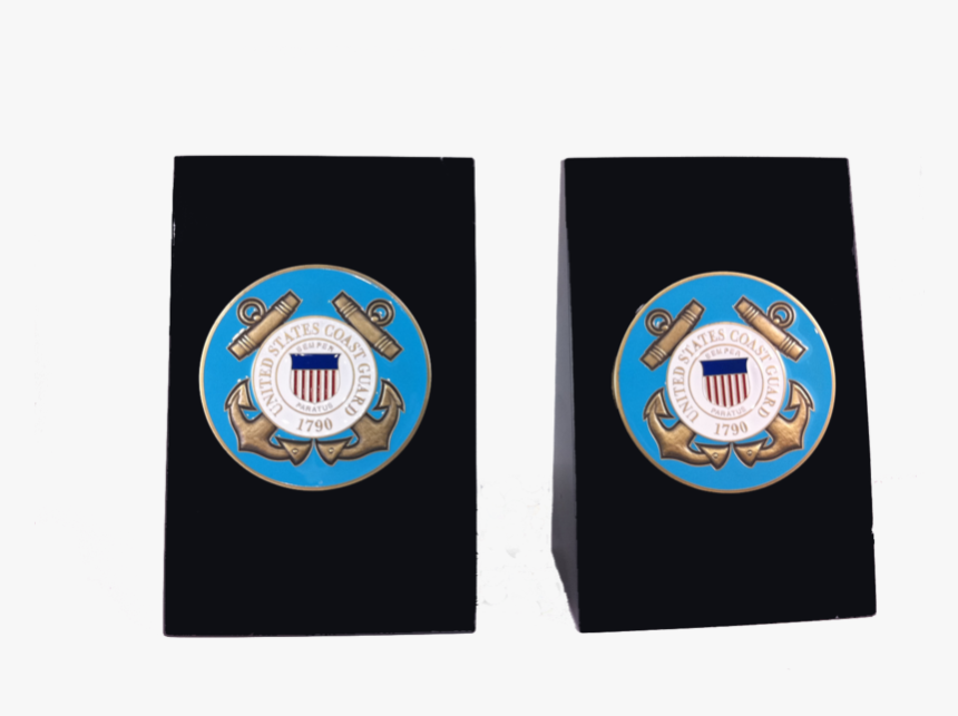 United States Coast Guard Marble Bookends - Emblem, HD Png Download