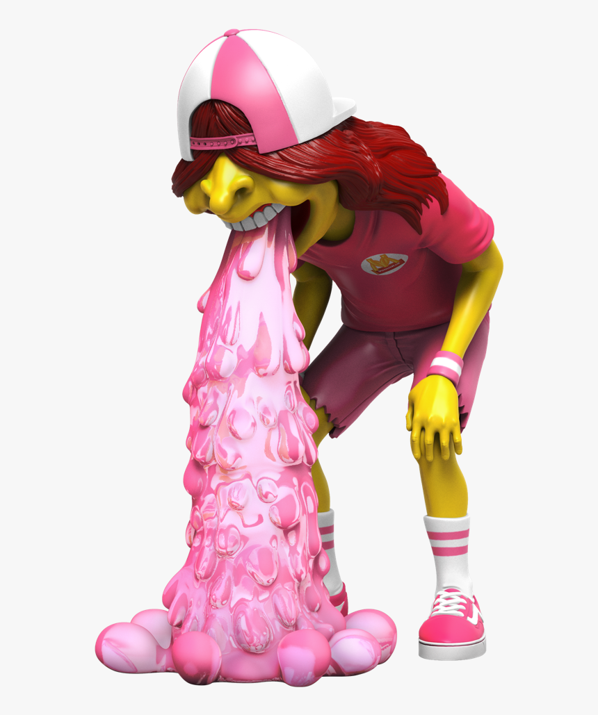 Vomit Kid By Okeh Fast Food Pink, HD Png Download