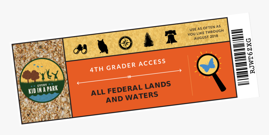 Every Kid In A Park Pass - 4th Grade Park Pass 2020, HD Png Download