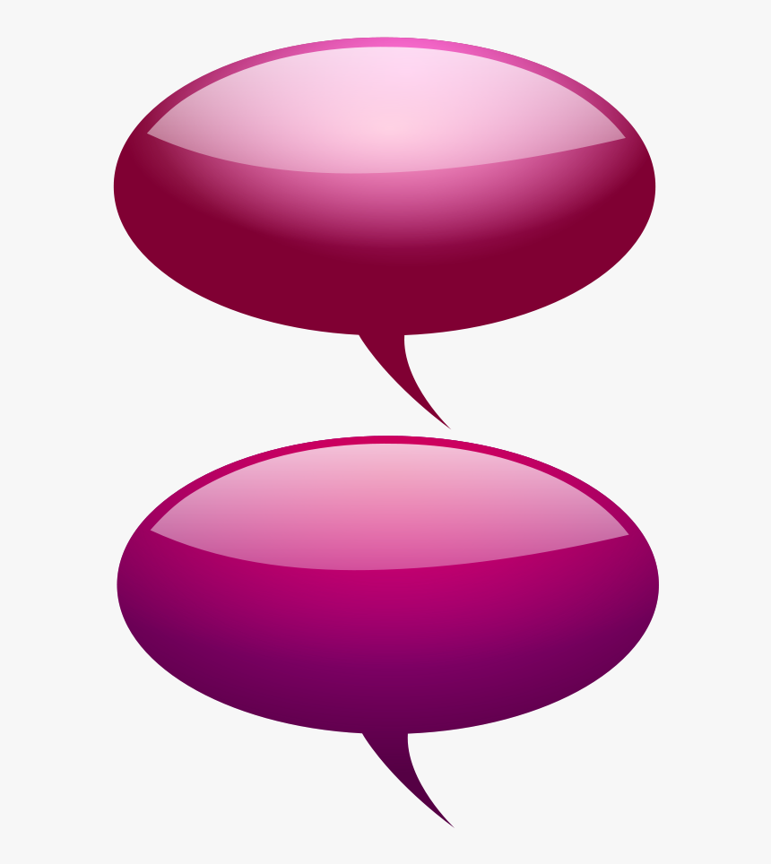 Speach Bubbles Svg Clip Arts - Blurb Bubble Glossy Blue, HD Png Download