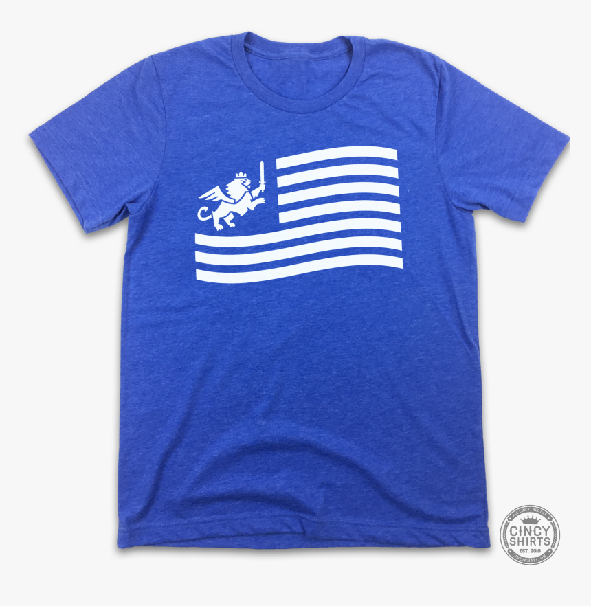 Fc Cincinnati White Lion Flag Tee 
 Class Lazyload - Moscow 1980 Olympics Shirt, HD Png Download