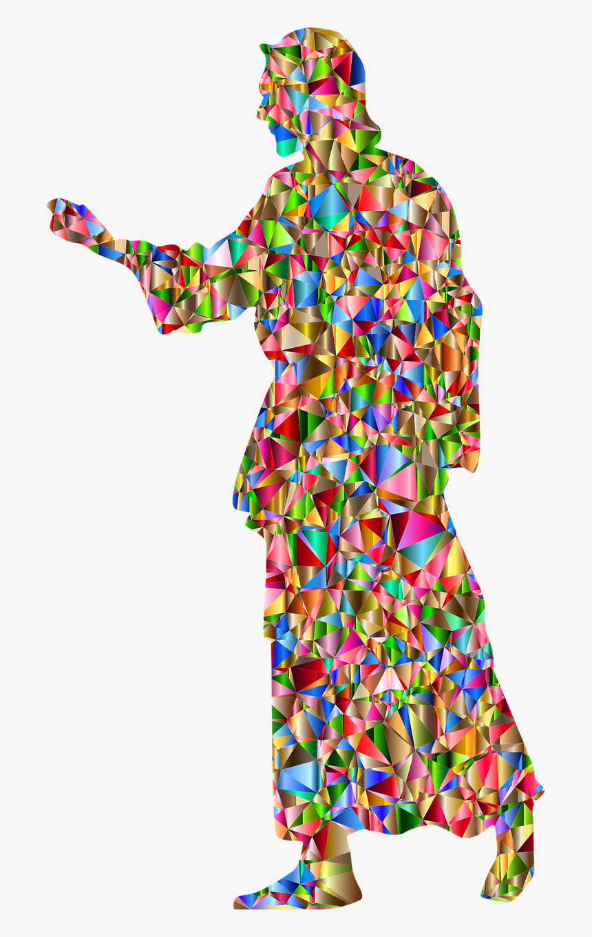 Face Of Jesus Mosaic, HD Png Download