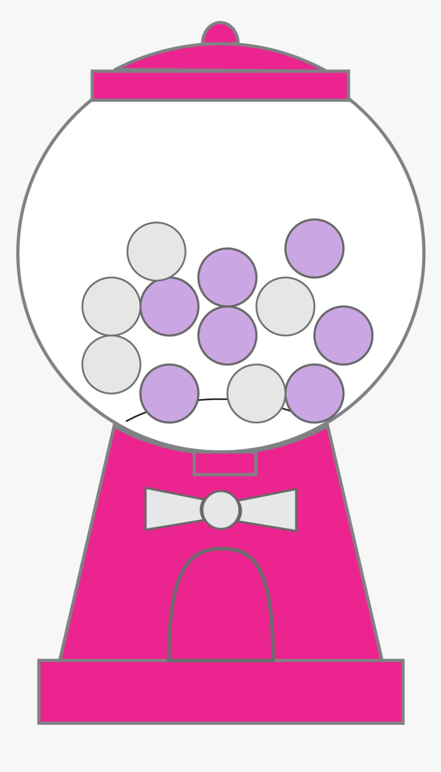 Bubble Gum Machine Clipart - Bubble Gum, HD Png Download