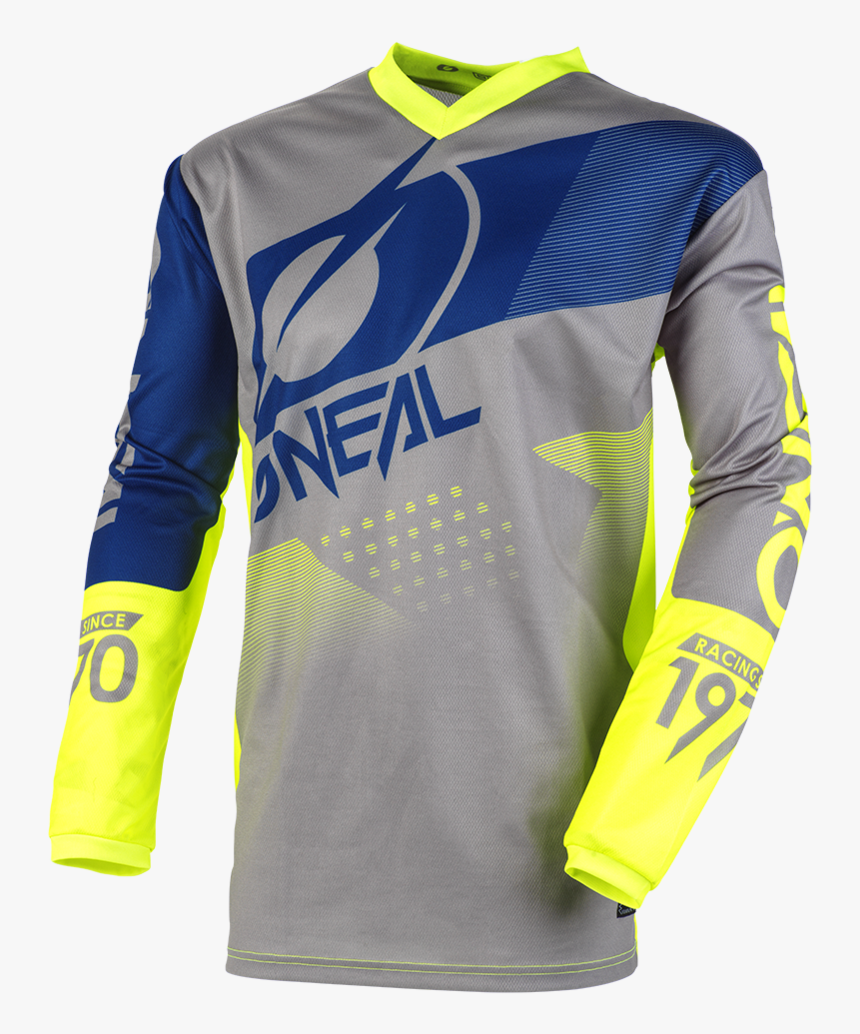 On Elem Factor Neon Blue Jersey Front Web 2 - Jersey Oneal Element Factor, HD Png Download