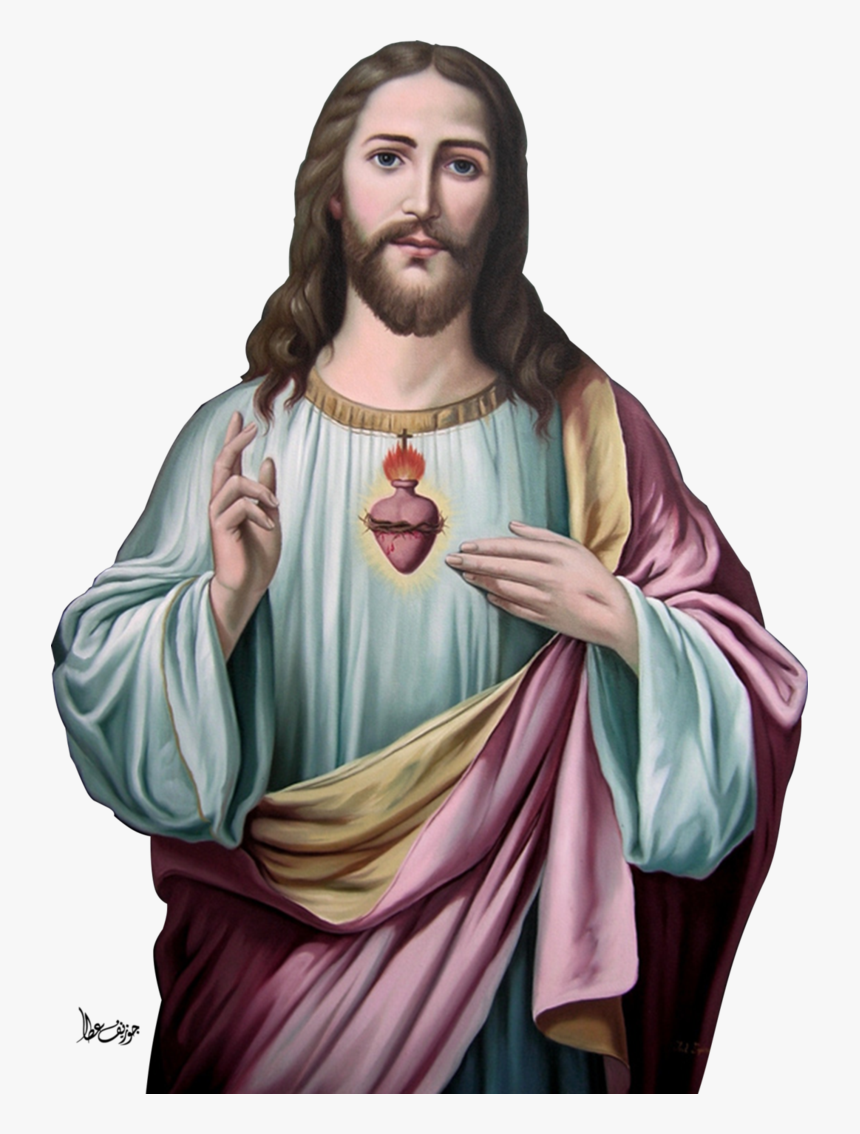 Jesus Prayer God Sacred Heart Religion - Jesus Image Hd Png, Transparent Png