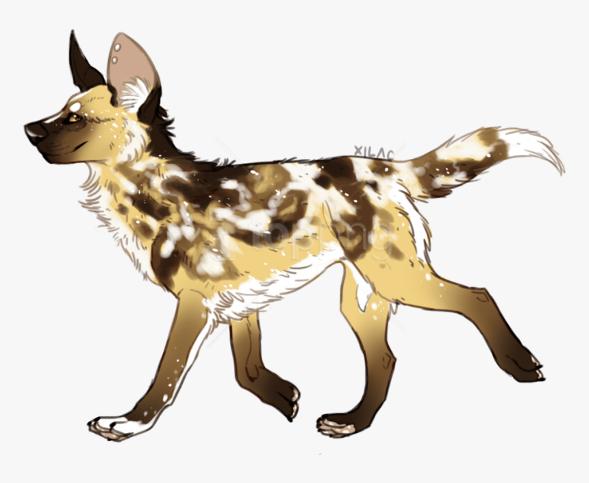 Free Png Download Wild Dogs Png Images Background Png - German Shepherd Dog Drawing, Transparent Png