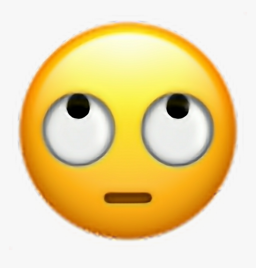 Clip Art Emoji Tumblr Png - Iphone Emojis Rolling Eyes, Transparent Png