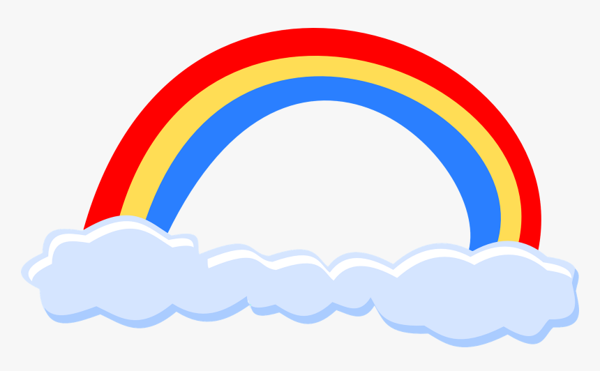 Simple Clipart Rainbow Png - Rainbow Synonym, Transparent Png