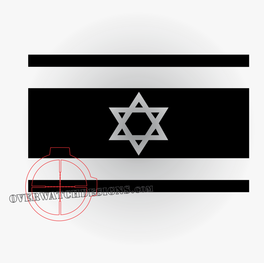Israel Flag Sticker - Circle, HD Png Download