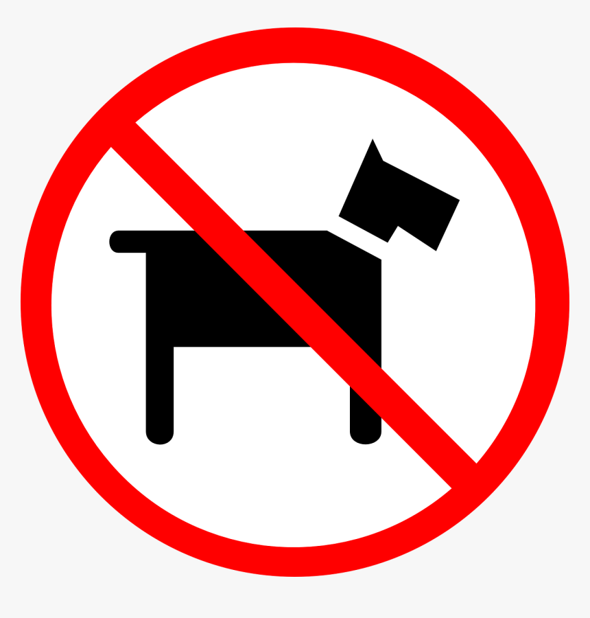 No, Pets, Allowed, Dogs, Sign, Signage, Prohibited - No Dogs Allowed Sign Clip Art, HD Png Download