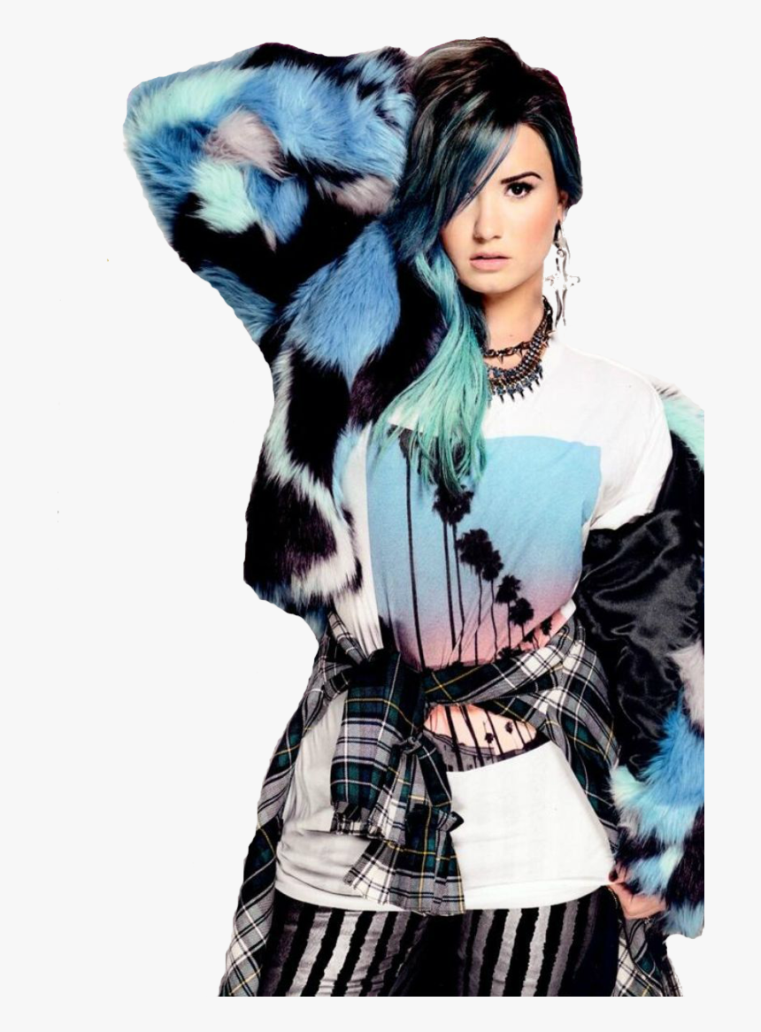 Download Png Image Report Demi Lovato No Background - Nylon Revista, Transparent Png