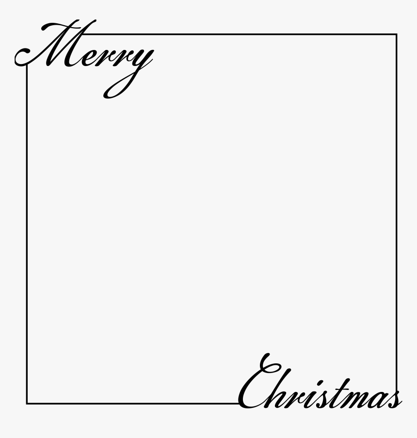 Merry Christmas Text Overlay 4 Happy Holidays - Calligraphy, HD Png Download