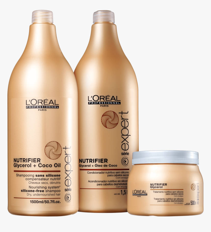 Kit L Oréal Professionnel Nutrifier Tratamento De Salão - Loreal Nutrifier Png, Transparent Png
