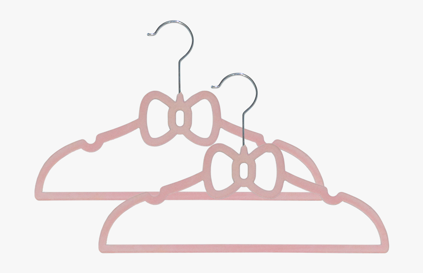 Bows - Cabide Velvet Infantil, HD Png Download