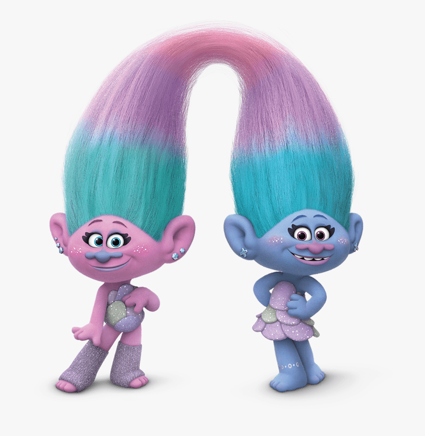 Troll Satin And Chenille - Satin And Chenille Trolls Costume, HD Png Download