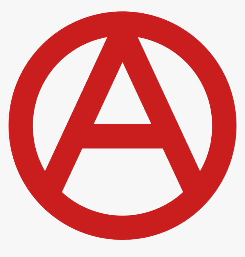 Anarchy Symbol Red - Consent Of The Governed Symbol, HD Png Download