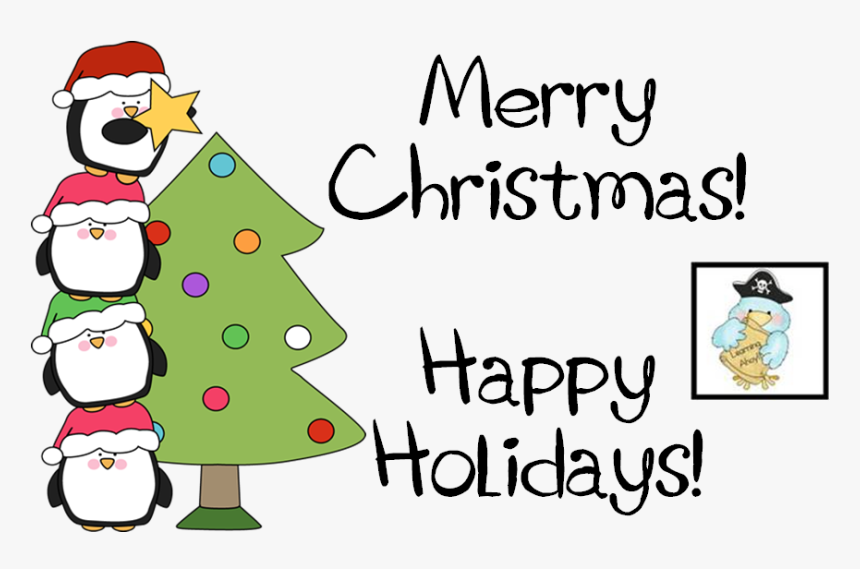 Penguin Christmas Clipart, HD Png Download