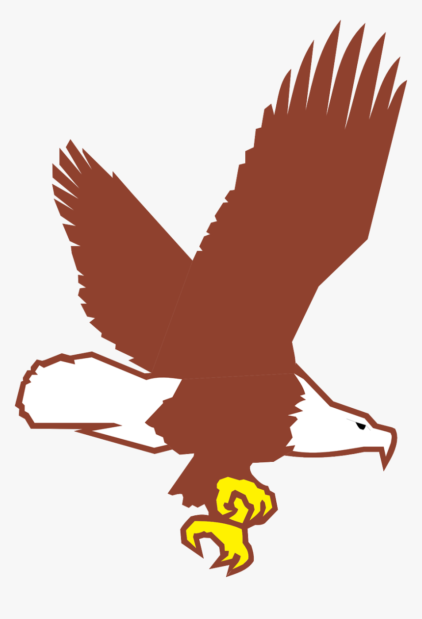 Transparent Eagle Clipart Png - Bald Eagle Flying Clip Art, Png Download