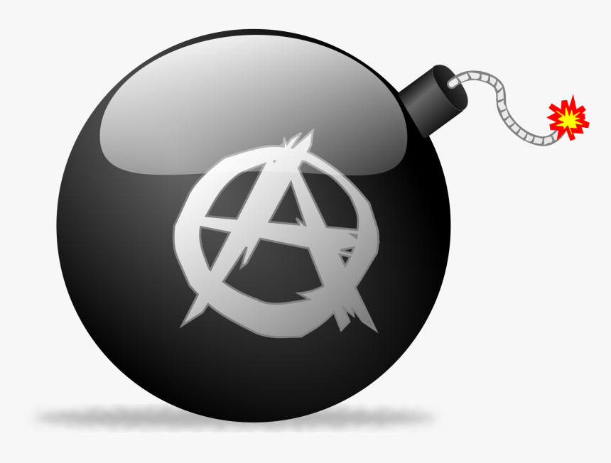 Anarchist Bomb Clip Arts - Anarchy Bomb, HD Png Download