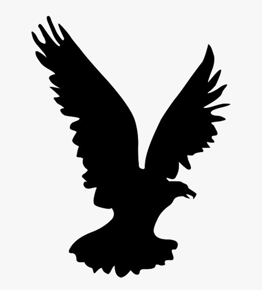 Flying Eagle Silhouette, Heron Silhouette - Eagle Silhouette Png, Transparent Png