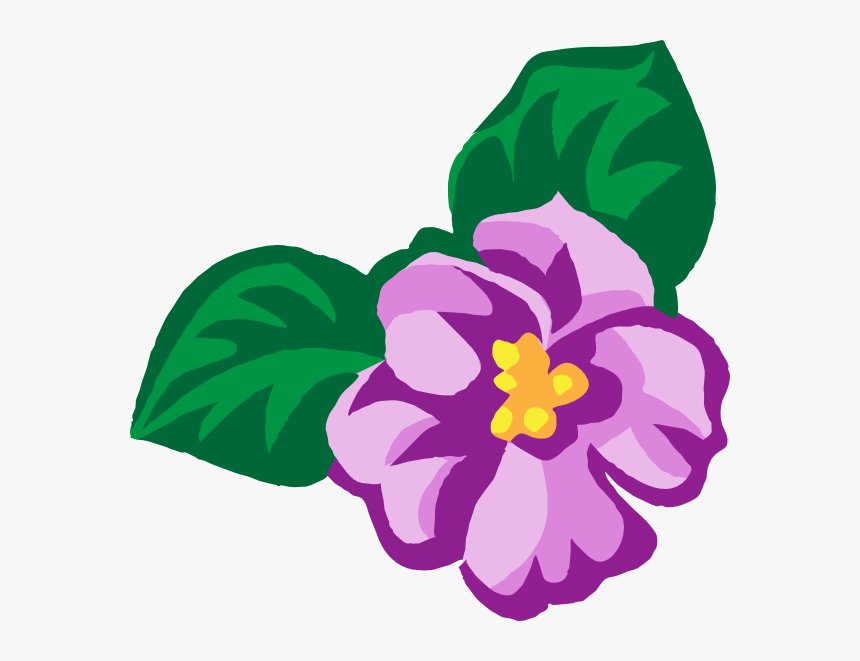 Violet Transparent Png - African Violet Clip Art, Png Download