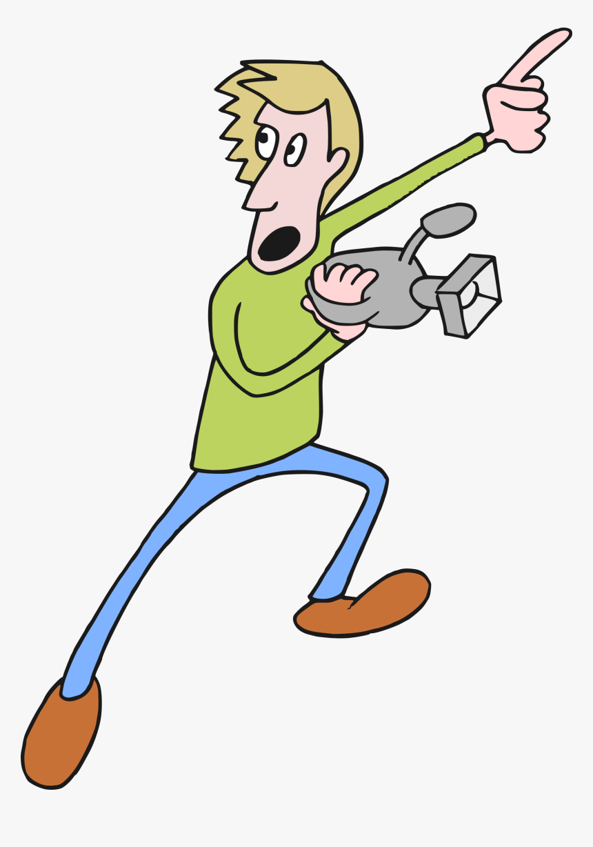 Camera Operator Cinematographer Cartoon Television - Cameraman Clip Art, HD Png Download