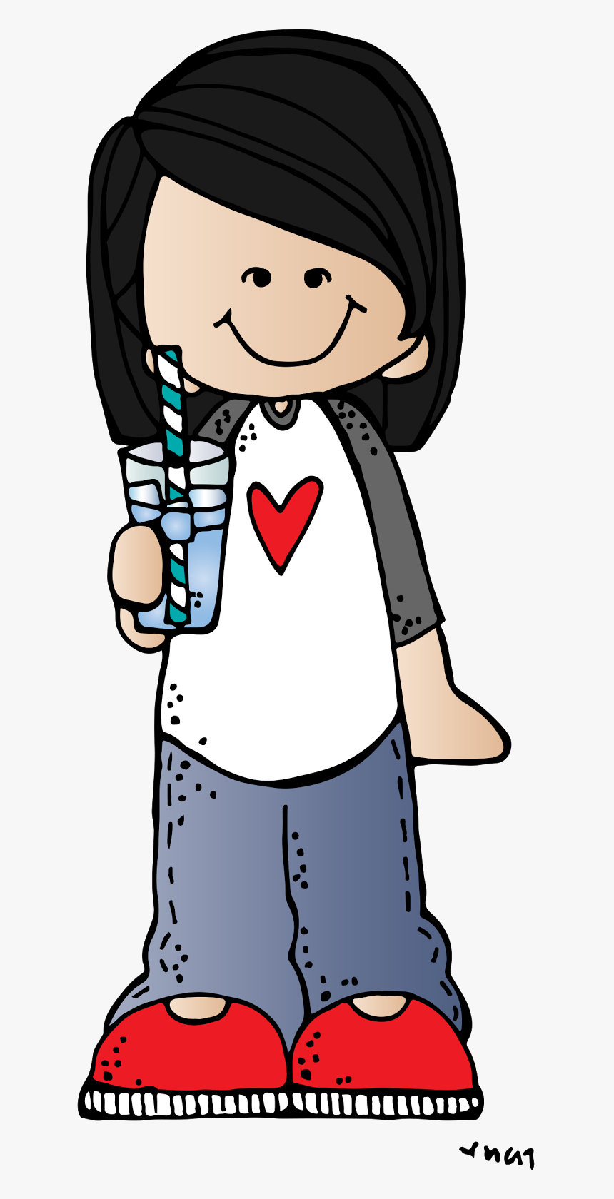 Melonheadz Lds Illustrating - Melonheadz Mom Black And White, HD Png Download