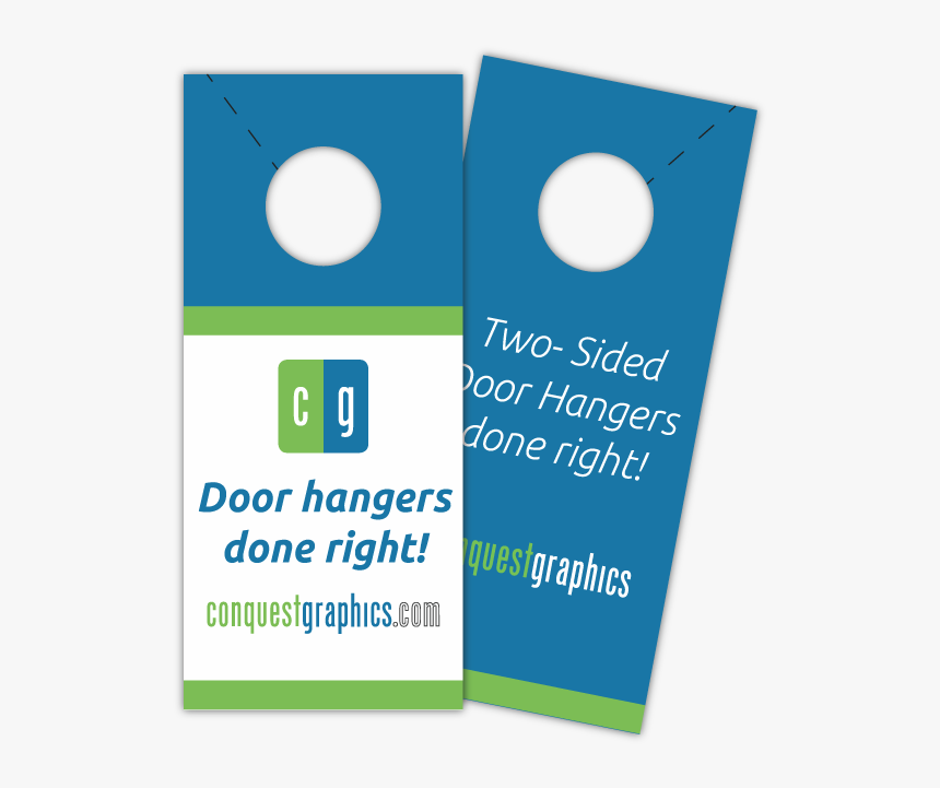 Door Hangers Rendering - Graphic Design, HD Png Download