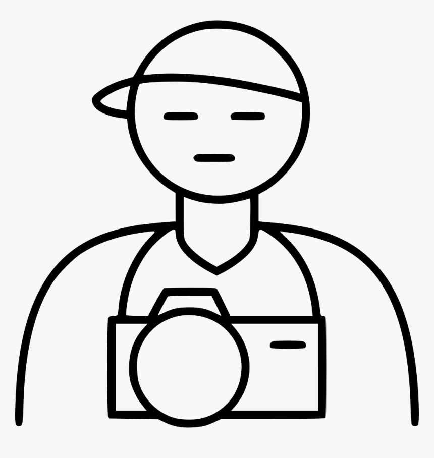 Camera Man - Farmer Png Transparent White, Png Download