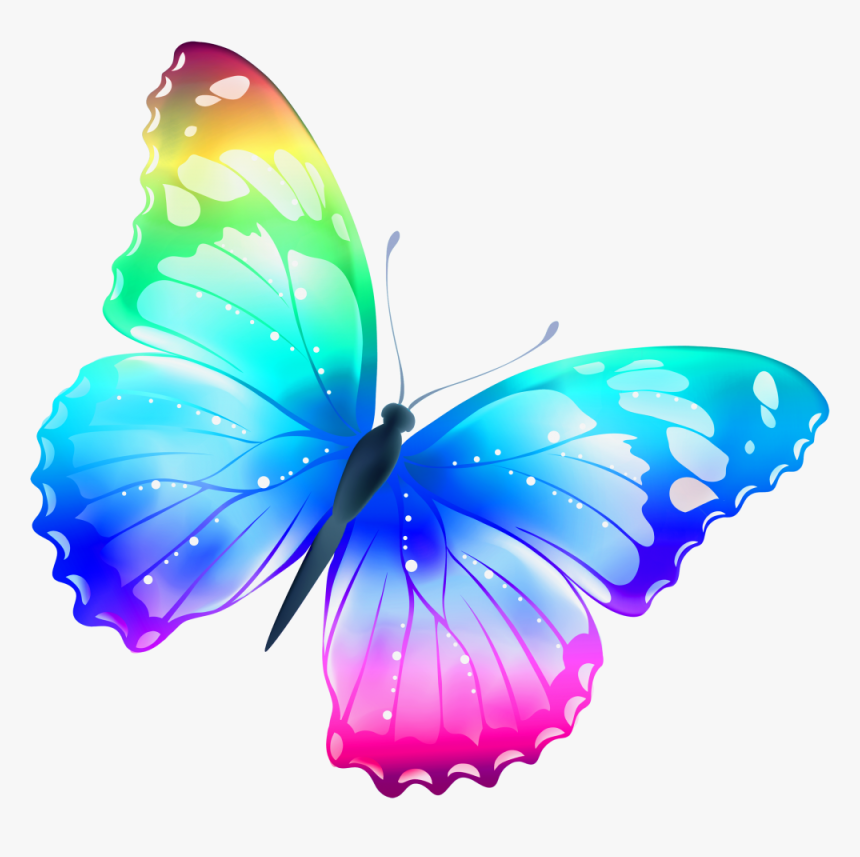 Download Flying Butterflies Png File For Designing - Pretty Butterfly, Transparent Png