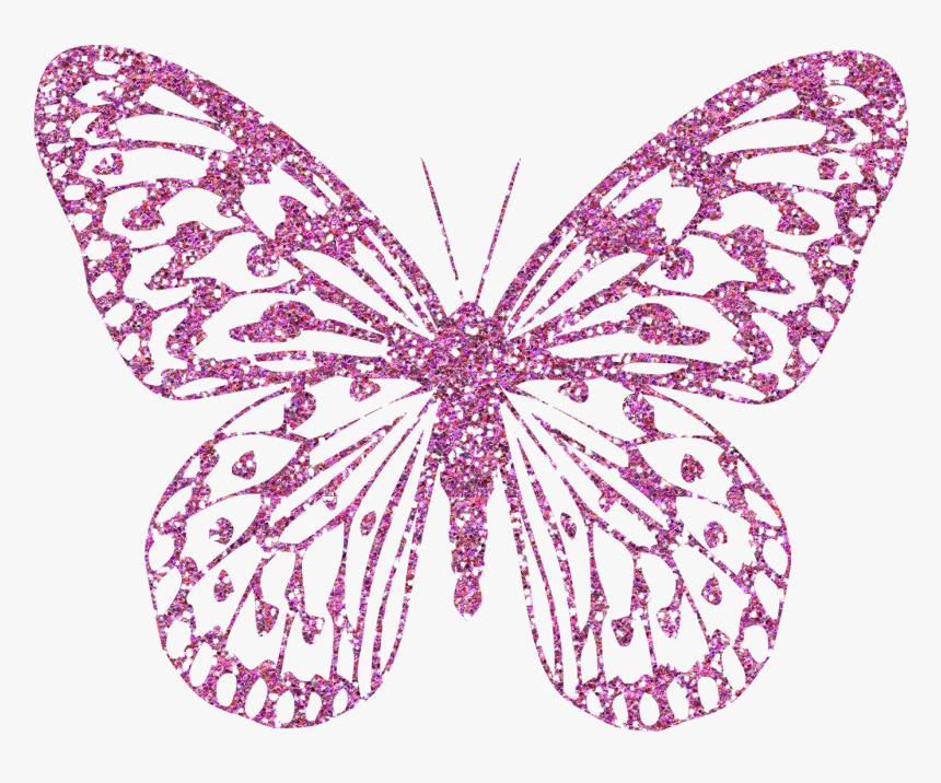 Pink Decorative Butterfly Png Clipart Image - Free Pink Butterfly Clipart, Transparent Png