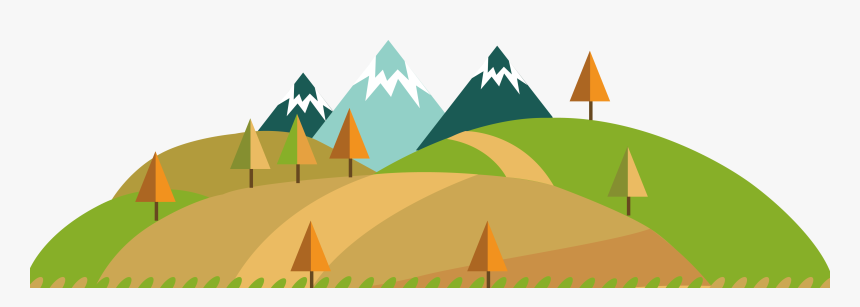 Download Flat Mountain Transprent Png - Mountain Flat Png, Transparent Png