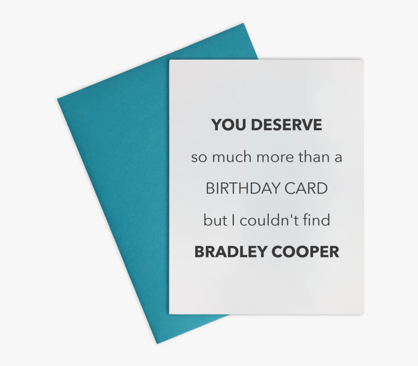 Bradley Cooper Birthday Card, HD Png Download