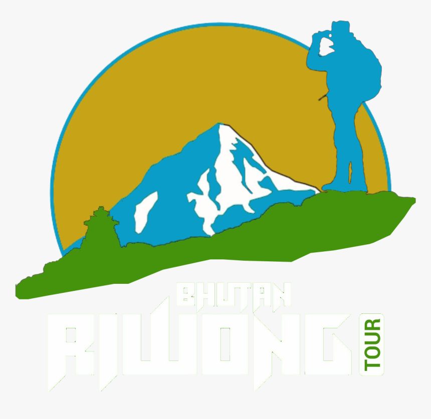 Bhutan Riwong Tour - Mountain Clip Art In Circle, HD Png Download