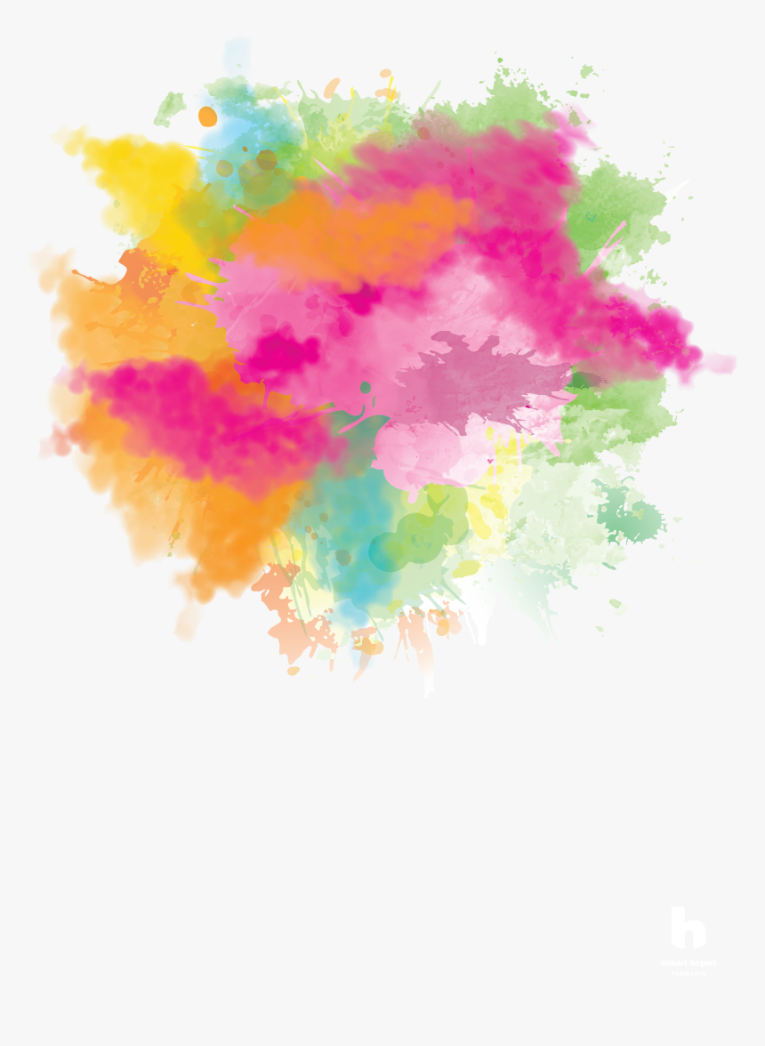 Orange Paint Splatter Png, Transparent Png
