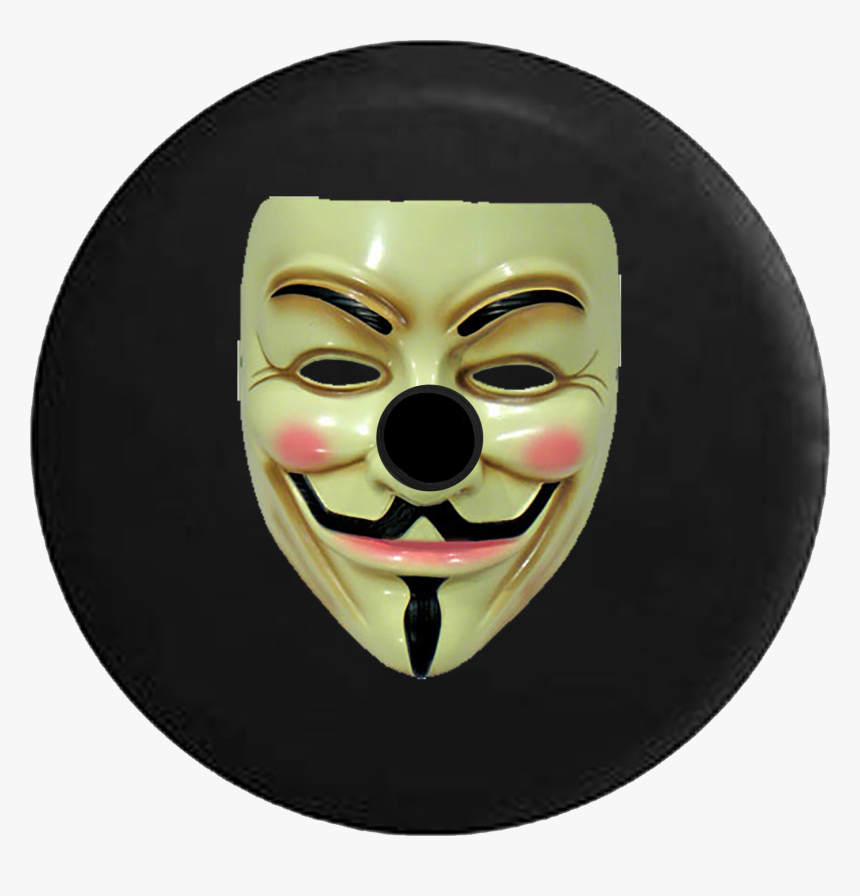 Jeep Wrangler Jl Backup Camera Day Anonymous Mask Guy - Mask, HD Png Download