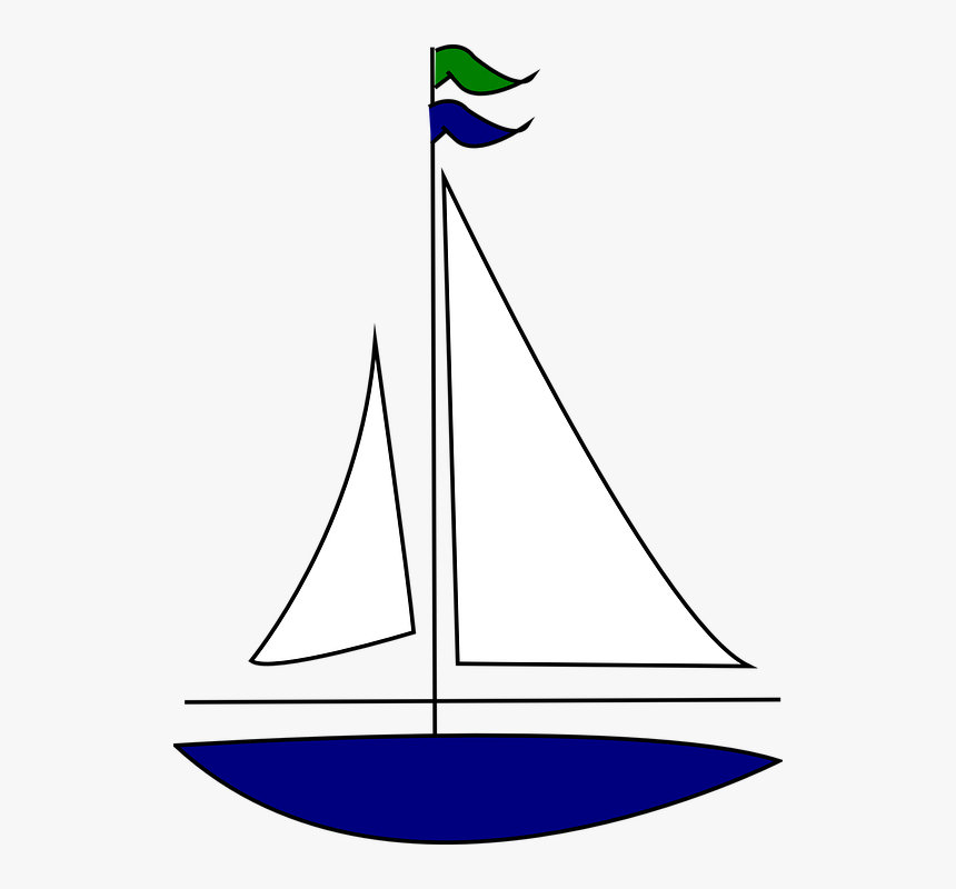 Sailboat Clip Art, HD Png Download